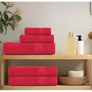vidaXL Sauna Towels 2 pcs Red 80x200 cm 360 g/m² - Sauna Towels vidaXL Sauna Towels 2 pcs Red 80x200 cm 360 g/m² - Sauna Towels