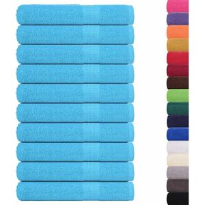 vidaXL Turquoise Sauna Towels 10 pcs - Sauna Towels vidaXL Turquoise Sauna Towels 10 pcs - Sauna Towels
