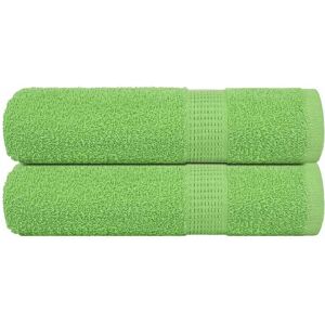 vidaXL Towels 2 pcs. apple green 50x100 cm - Towel vidaXL Towels 2 pcs. apple green 50x100 cm - Towel