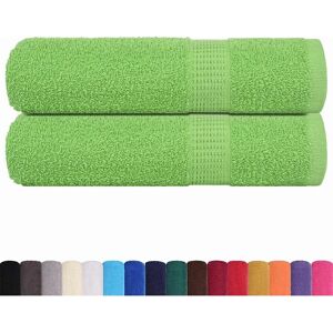 vidaXL Towels 2 pcs. apple green 50x100 cm - Towel vidaXL Towels 2 pcs. apple green 50x100 cm - Towel