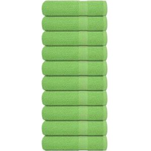 vidaXL Shower Towels 10 pcs Apple Green 70x140 cm 360 gsm - Shower Towels vidaXL Shower Towels 10 pcs Apple Green 70x140 cm 360 gsm - Shower Towels