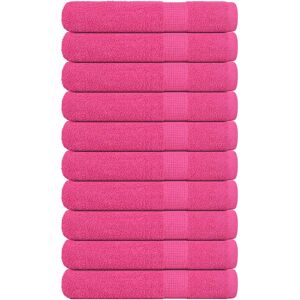 vidaXL Sauna Towels - 10 pcs Pink - 80x200 cm - 360 gsm - Cotton vidaXL Sauna Towels - 10 pcs Pink - 80x200 cm - 360 gsm - Cotton