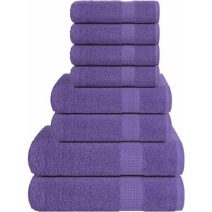 vidaXL 8-delige katoenen handdoekenset - Zacht, Duurzaam, 360gsm vidaXL 8-delige katoenen handdoekenset - Zacht, Duurzaam, 360gsm