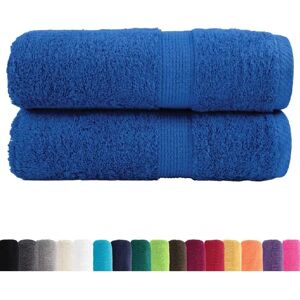 vidaXL Premium Guest Towels SOLUND 2pcs Blue 30x50cm - Towels vidaXL Premium Guest Towels SOLUND 2pcs Blue 30x50cm - Towels
