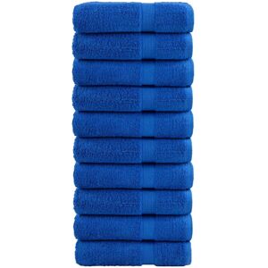 vidaXL Premium Towels - 10 pcs - Blue - 50x100cm vidaXL Premium Towels - 10 pcs - Blue - 50x100cm
