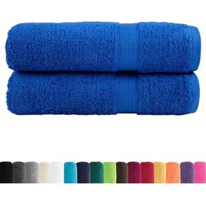 vidaXL Premium Sauna Towels - 70x140 cm Blue vidaXL Premium Sauna Towels - 70x140 cm Blue