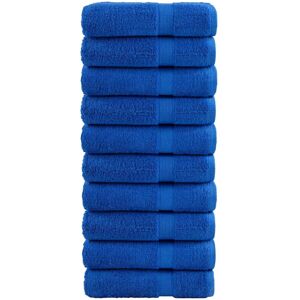 vidaXL 100x150cm Blue Bath Towels - Bath Towels vidaXL 100x150cm Blue Bath Towels - Bath Towels