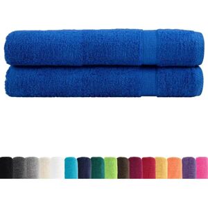 vidaXL Solund Sininen 100x200cm Premium Pyyhkeet vidaXL Solund Sininen 100x200cm Premium Pyyhkeet