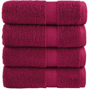 vidaXL Premium Guest Towels SOLUND 4 Pcs - Guest Towels vidaXL Premium Guest Towels SOLUND 4 Pcs - Guest Towels