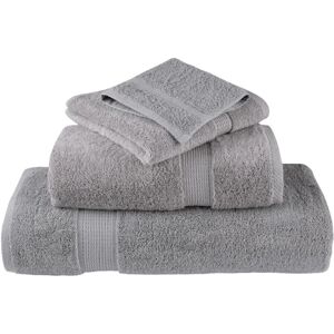 vidaXL Model SOLUND Grey Bath Towels - Towels vidaXL Model SOLUND Grey Bath Towels - Towels