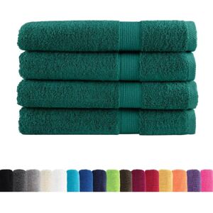 vidaXL Solund Green 100x200cm Cotton Towels - Bath & Sauna vidaXL Solund Green 100x200cm Cotton Towels - Bath & Sauna