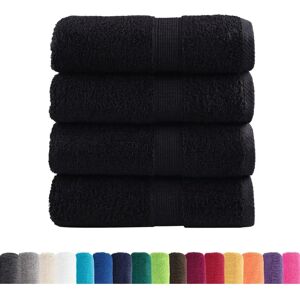 vidaXL Premium Guest Towels SOLUND - Cotton, 30x50cm - 4 pcs vidaXL Premium Guest Towels SOLUND - Cotton, 30x50cm - 4 pcs