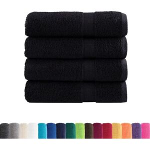 vidaXL Serviettes de Main Premium SOLUND - 4 pièces vidaXL Serviettes de Main Premium SOLUND - 4 pièces