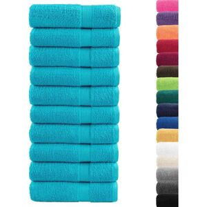 vidaXL Turquoise 70x140cm 10 pcs Sauna Towels vidaXL Turquoise 70x140cm 10 pcs Sauna Towels