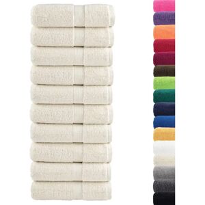 vidaXL Premium Guest Towels SOLUND - Cream White - 30x50cm - 600gsm - Guest Towels vidaXL Premium Guest Towels SOLUND - Cream White - 30x50cm - 600gsm - Guest Towels