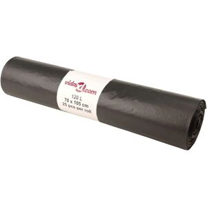 vidaXL Bin Bags 250 pcs Black 120 L vidaXL Bin Bags 250 pcs Black 120 L