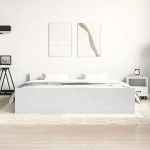 VidaXL Bed Frame 200x200 - Durable White Bed Base VidaXL Bed Frame 200x200 - Durable White Bed Base