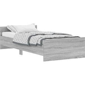 vidaXL Bettrahmen Grey Sonoma 200x200 cm - Bettgestell vidaXL Bettrahmen Grey Sonoma 200x200 cm - Bettgestell