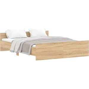 vidaXL Sonoma Eg Sengesæt - 160x200cm vidaXL Sonoma Eg Sengesæt - 160x200cm