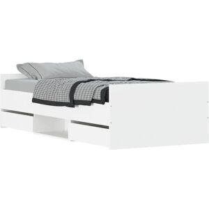 Estructura de cama blanca 90x190cm vidaXL - Estructura de cama Estructura de cama blanca 90x190cm vidaXL - Estructura de cama