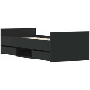 vidaXL 3203818 Bed Frame - Black - Supportive and Durable vidaXL 3203818 Bed Frame - Black - Supportive and Durable
