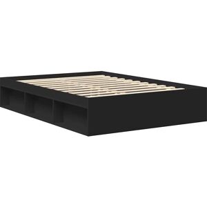 vidaXL Bed Frame Black 150x200 cm - Bed Frame with Storage vidaXL Bed Frame Black 150x200 cm - Bed Frame with Storage