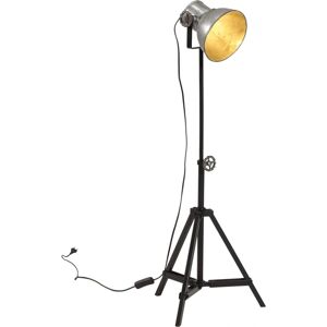 VidaXL Vloerlamp Vintage Zilverkleurig E27 35x35x65/95 cm VidaXL Vloerlamp Vintage Zilverkleurig E27 35x35x65/95 cm