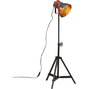 VidaXL Meerkleurige Industriële Vloerlamp - 25W E27 35x35x65/95cm VidaXL Meerkleurige Industriële Vloerlamp - 25W E27 35x35x65/95cm