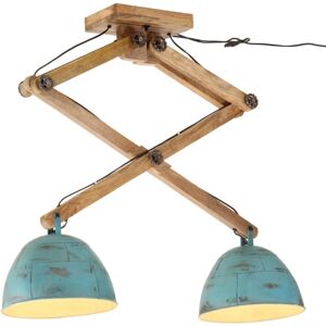 vidaXL Plafondlamp Verweerd Blauw 25 W E27 - Plafondlicht vidaXL Plafondlamp Verweerd Blauw 25 W E27 - Plafondlicht