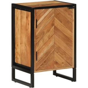 vidaXL Bathroom Cabinet Solid Wood Acacia & Iron - Bathroom Cabinet vidaXL Bathroom Cabinet Solid Wood Acacia & Iron - Bathroom Cabinet