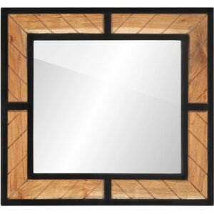 vidaXL Vægmonteret badeværelsesspejl - Massivt akacietræ vidaXL Vægmonteret badeværelsesspejl - Massivt akacietræ