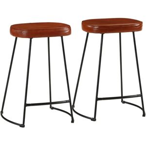 vidaXL 358925 Dunkel Braun 2 Stück Barhocker - Bar Stool vidaXL 358925 Dunkel Braun 2 Stück Barhocker - Bar Stool