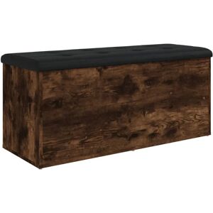 vidaXL Wewnętrzna ławka - 102x42x45cm - Wędzony dąb - Ławka z przechowywaniem vidaXL Wewnętrzna ławka - 102x42x45cm - Wędzony dąb - Ławka z przechowywaniem