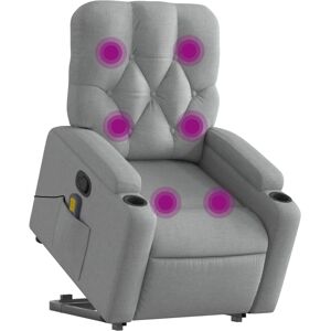 vidaXL Model 48088 - Massagesofa - Lysegrå vidaXL Model 48088 - Massagesofa - Lysegrå