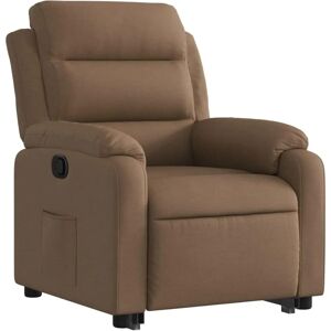 VIDAXL Fotoliu maro recliner cu funcție de ridicare și reclinare manuală - Fotoliu VIDAXL Fotoliu maro recliner cu funcție de ridicare și reclinare manuală - Fotoliu