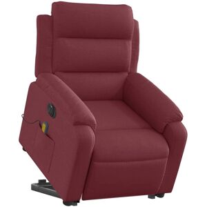 vidaXL Elektrischer Relaxsessel mit Aufstehhilfe - Weinrot - Bequemer Sitz vidaXL Elektrischer Relaxsessel mit Aufstehhilfe - Weinrot - Bequemer Sitz
