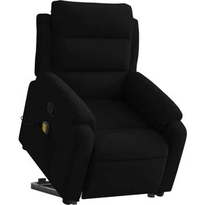 MAISONCHIC Poltrona Alzapersona Massaggiante Reclinabile Nera - Relaxsessel MAISONCHIC Poltrona Alzapersona Massaggiante Reclinabile Nera - Relaxsessel