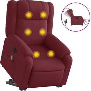 Fauteuil de massage électrique VidaXL - Réglable et Relax - Bordeaux Fauteuil de massage électrique VidaXL - Réglable et Relax - Bordeaux