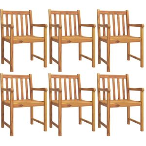 vidaXL Gartensessel - Akazienholz - Stapelbar vidaXL Gartensessel - Akazienholz - Stapelbar