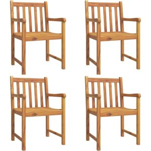 vidaXL 150 cm Garden Dining Set Solid Wood Acacia - Garden Table & Chairs vidaXL 150 cm Garden Dining Set Solid Wood Acacia - Garden Table & Chairs