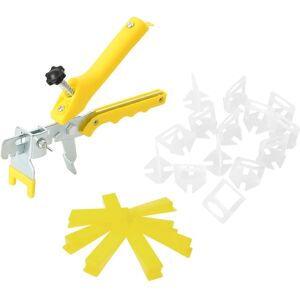 vidaXL Tile Levelling System - 2500 Clips, 500 Wedges - Tile Levelling vidaXL Tile Levelling System - 2500 Clips, 500 Wedges - Tile Levelling