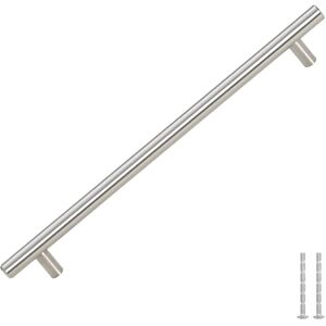 vidaXL Silver 224mm 5 pcs Stainless Steel Cabinet Handles - Cabinet Handles vidaXL Silver 224mm 5 pcs Stainless Steel Cabinet Handles - Cabinet Handles