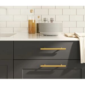 vidaXL Golden 128 mm Cabinet Handles 10 pcs - Cabinet Handles vidaXL Golden 128 mm Cabinet Handles 10 pcs - Cabinet Handles