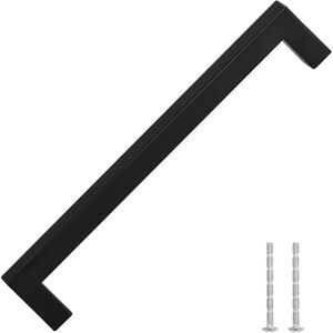 vidaXL Cabinet Handles 5 pcs. Black 192 mm Stainless Steel - Cabinet Handles vidaXL Cabinet Handles 5 pcs. Black 192 mm Stainless Steel - Cabinet Handles