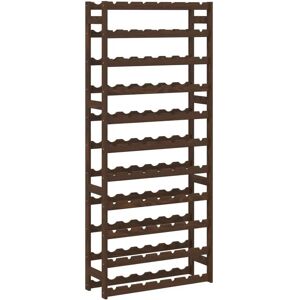 vidaXL 373394 Brauner 77-Flaschen Weinregal - Weinschrank vidaXL 373394 Brauner 77-Flaschen Weinregal - Weinschrank