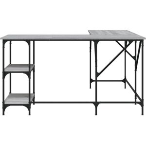 vidaXL 837590 grey sonoma desk - desk vidaXL 837590 grey sonoma desk - desk