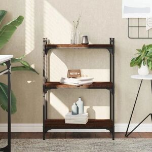 vidaXL Bookcase - 3 Shelves Brown Oak - 60x30x86 cm - Bookcase vidaXL Bookcase - 3 Shelves Brown Oak - 60x30x86 cm - Bookcase