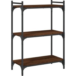 vidaXL Bookcase - 3 Shelves Brown Oak - 60x30x86 cm - Bookcase vidaXL Bookcase - 3 Shelves Brown Oak - 60x30x86 cm - Bookcase