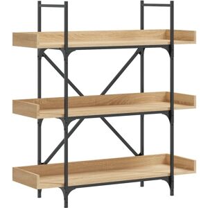 vidaXL 837688 Sonoma Eike 3-etasjers bokhylle - Bokhylle vidaXL 837688 Sonoma Eike 3-etasjers bokhylle - Bokhylle