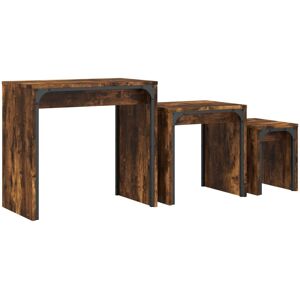 vidaXL 837824 Ensemble de Tables de Café - Style Industriel Moderne - Publicité vidaXL 837824 Ensemble de Tables de Café - Style Industriel Moderne - Publicité
